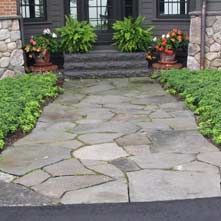 Walkway Stonework by Stone Age Design